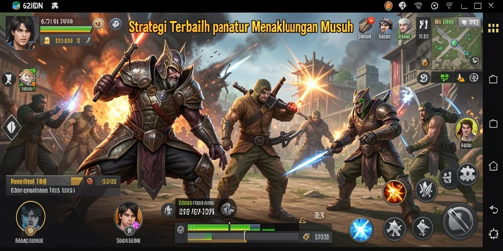 Lihat aksi seru gameplay dalam 62IDN yang penuh strategi.