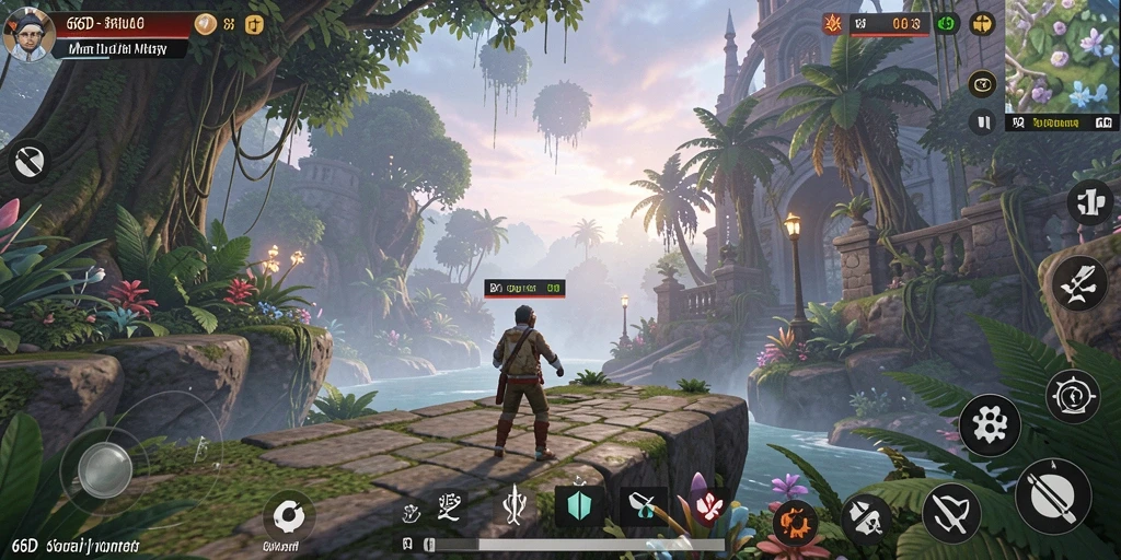Tampilan gameplay 66D yang menarik dan interaktif.