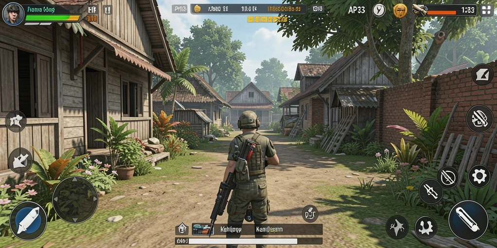 Tampilan menarik gameplay API33 dengan berbagai aktivitas simulasi.