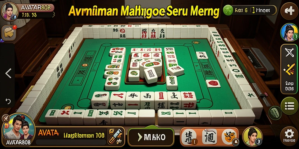 Tampilan gameplay Mahjong yang menarik dan penuh warna.