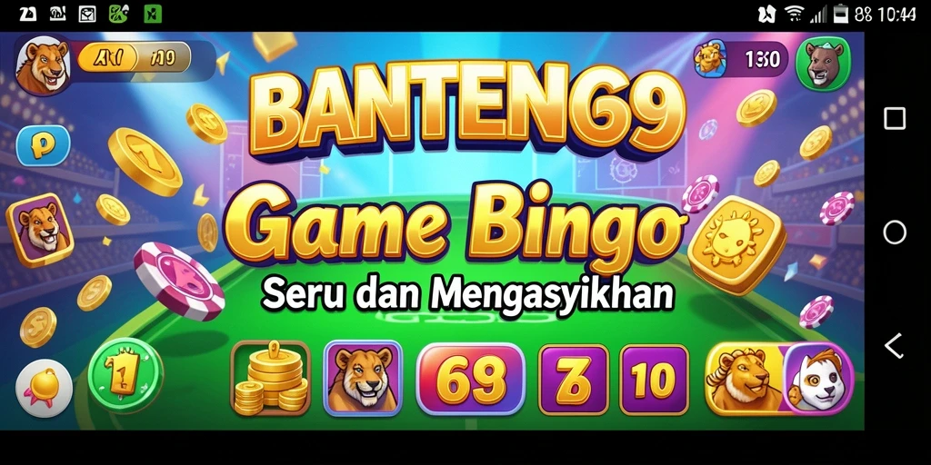 Tampilan gameplay BANTENG69 yang penuh warna dan seru.