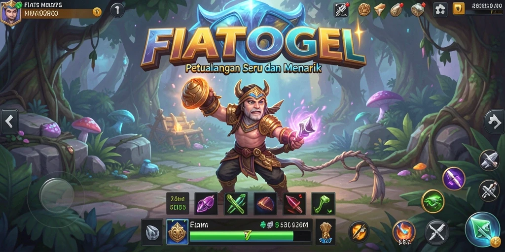 Screenshot gameplay FIATOGEL menunjukkan petualangan seru di dunia MMORPG.