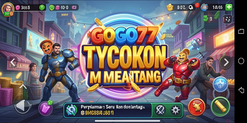 Screenshot menampilkan gameplay Tycoon yang seru dan interaktif.