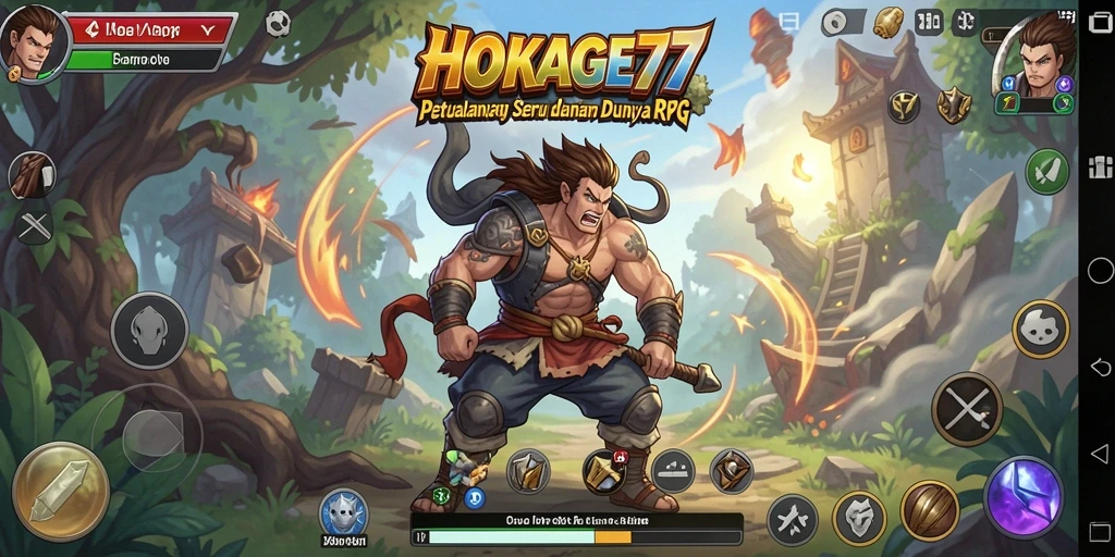 Tampilan gameplay HOKAGE77 yang seru dan mendebarkan.