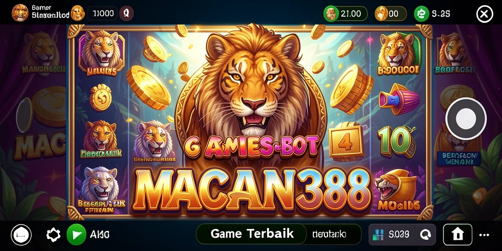 Tampilan gameplay memukau dari game Slot MACAN388.