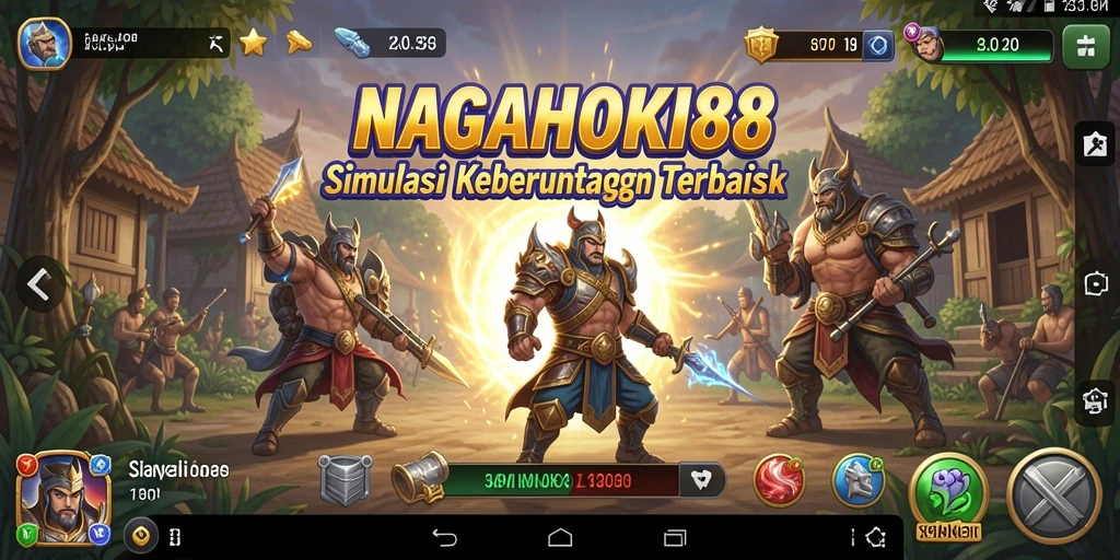 Screenshot utama NAGAHOKI88 menampilkan gameplay yang seru dan interaktif.