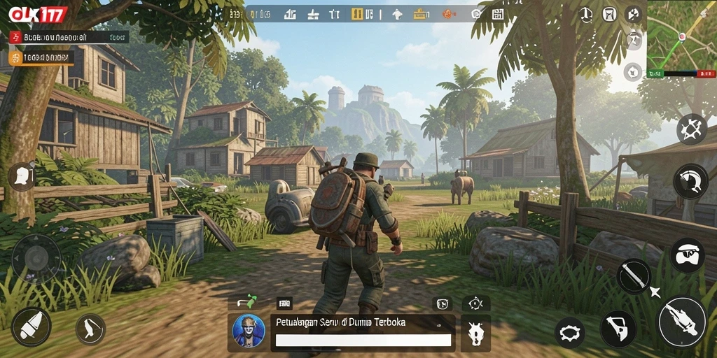 Gameplay menarik dalam dunia terbuka OLX17 yang mengasyikkan.