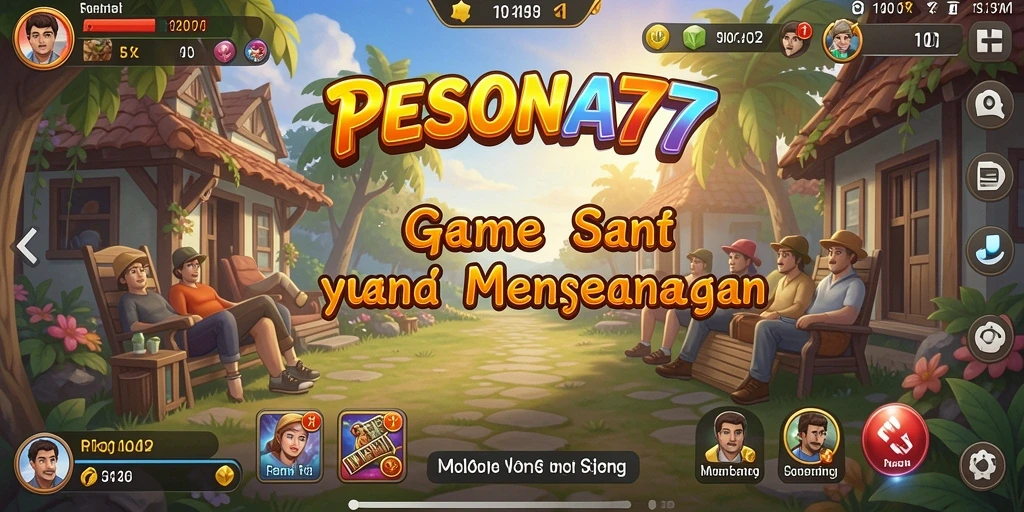 Menampilkan gameplay menyenangkan PESONA77 yang membuat ketagihan.