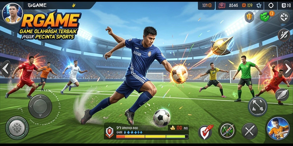 Tampilan gameplay RPGAME yang seru dan mendebarkan dalam olahraga.