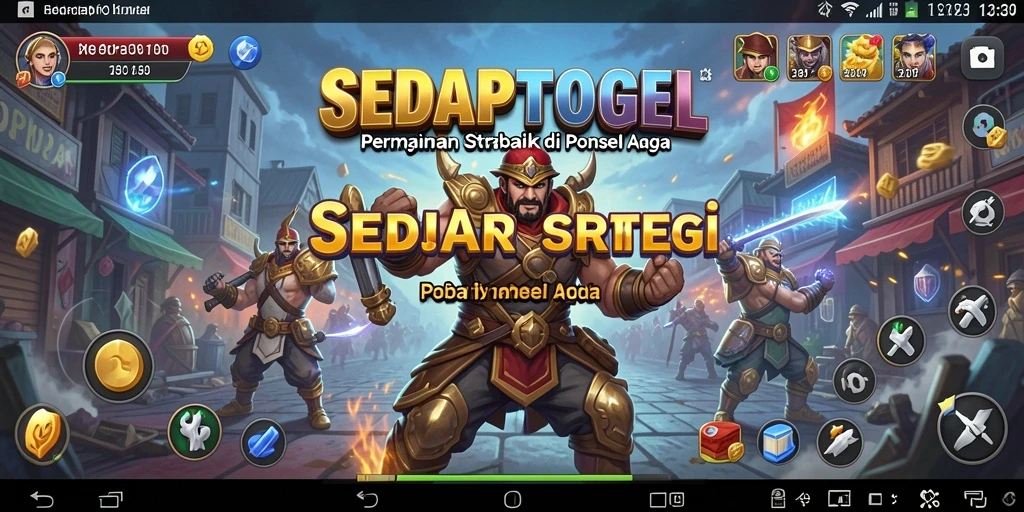 Screenshot SEDAPTOGEL menampilkan seru dan strategisnya gameplay.