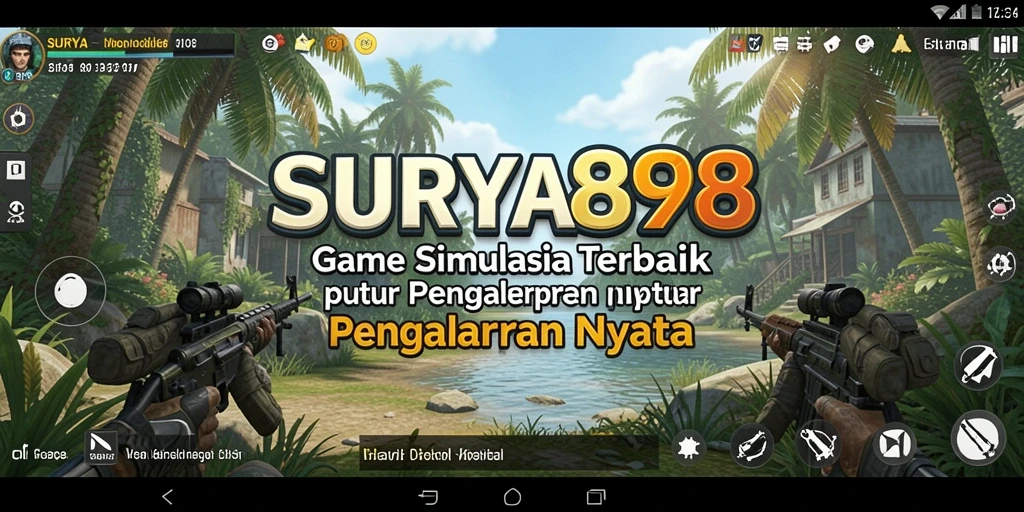 Tampilan gameplay SURYA898 yang menakjubkan dan mendetail.