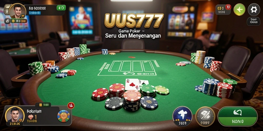 Tampilan gameplay seru di UUS777 untuk penggemar Poker.